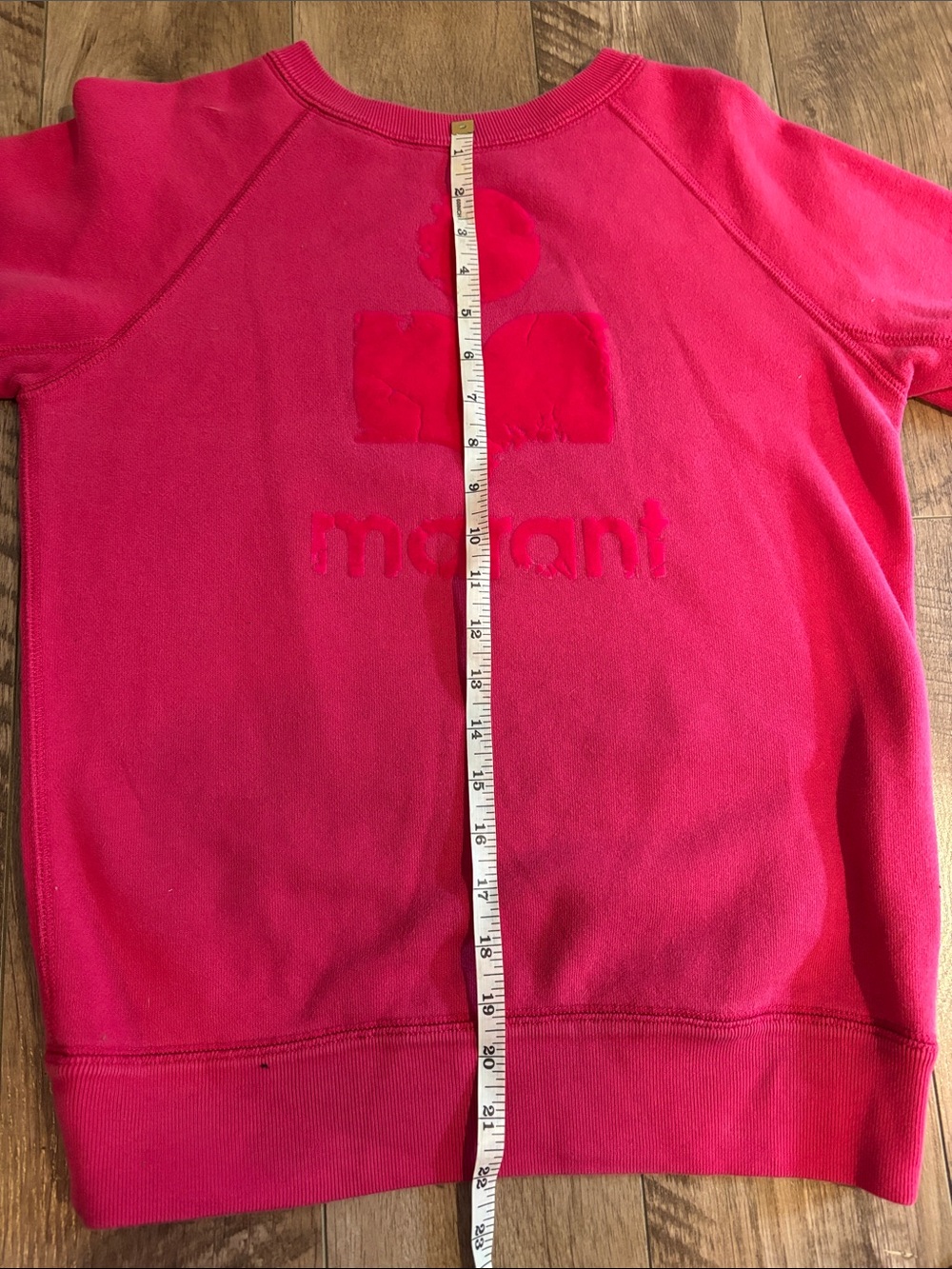 Isabel Marant Hot Pink Logo Crewneck Sweater - Picture 7 of 7